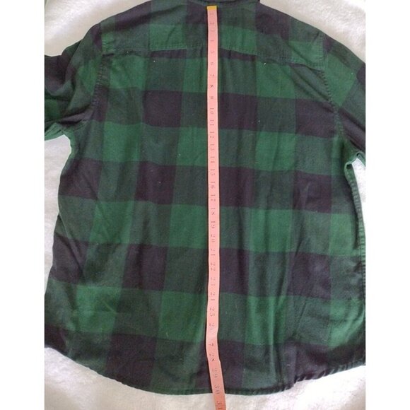 Boston Traders Men's Flannel Shirt Green XL Pre-Owned - Picture 5 of 11